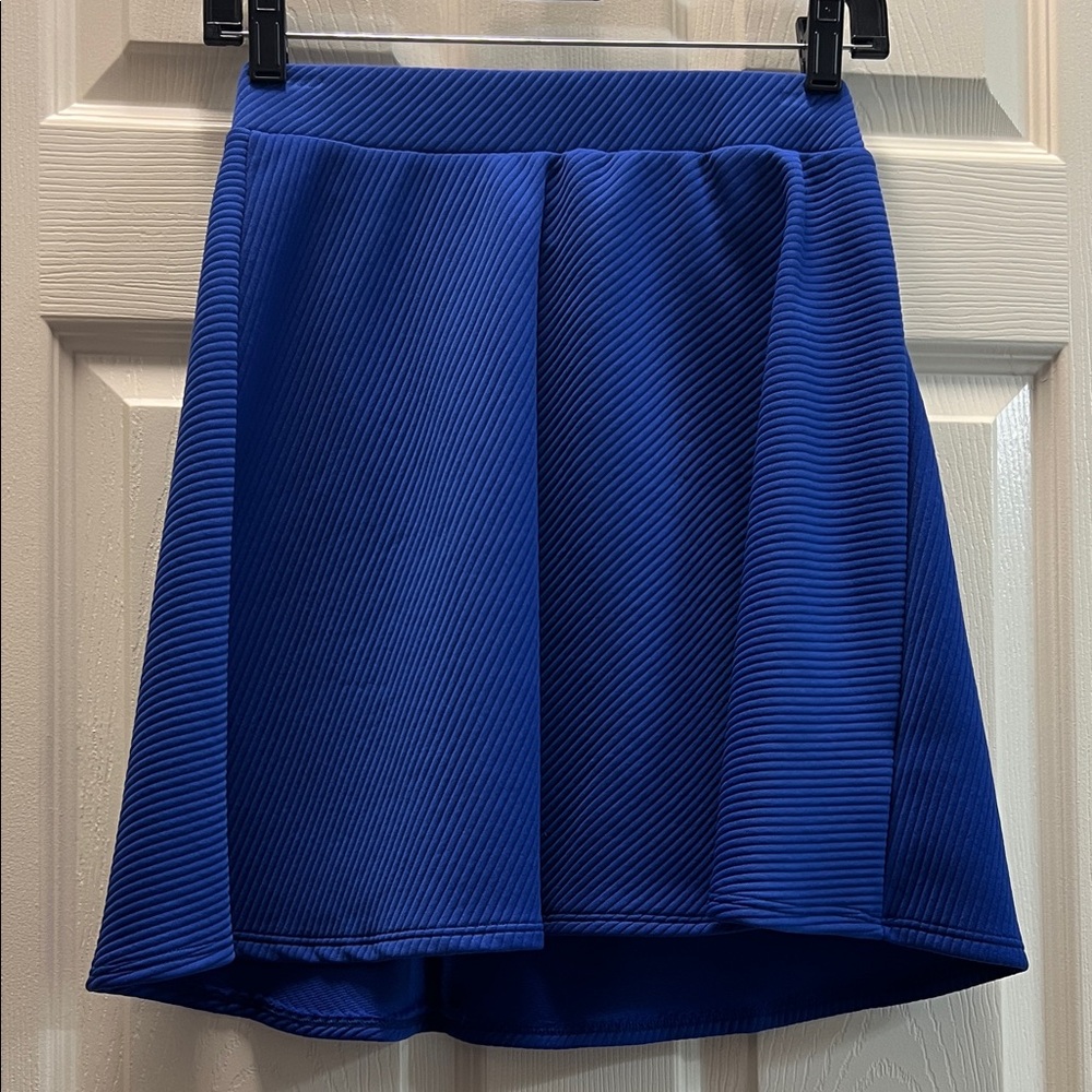 Elegant Royal Blue Women's Skirt Small NWOT